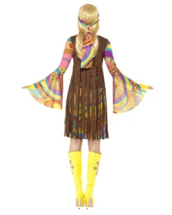 60er Jahre Hippie Kostüm Mit Fransenkleid -Halo Verkäufe 60er jahre hippie kostuem mit fransenkleid hppie fancy dress costume flower power kostuem 36625 03