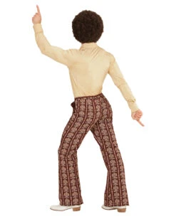 Groovy 70er Herren Schlaghose Old School -Halo Verkäufe 70er jahre herren schlaghose old school 70s groovy style trousers schlagermove kostuem 29423 04