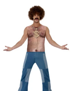 70er Haarige Brust Achselshirt