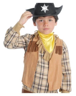 Ärmellose Cowboy Weste Für Kinder