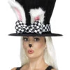 Alice Im Wunderland Zylinder Mit Kaninchen-Ohren