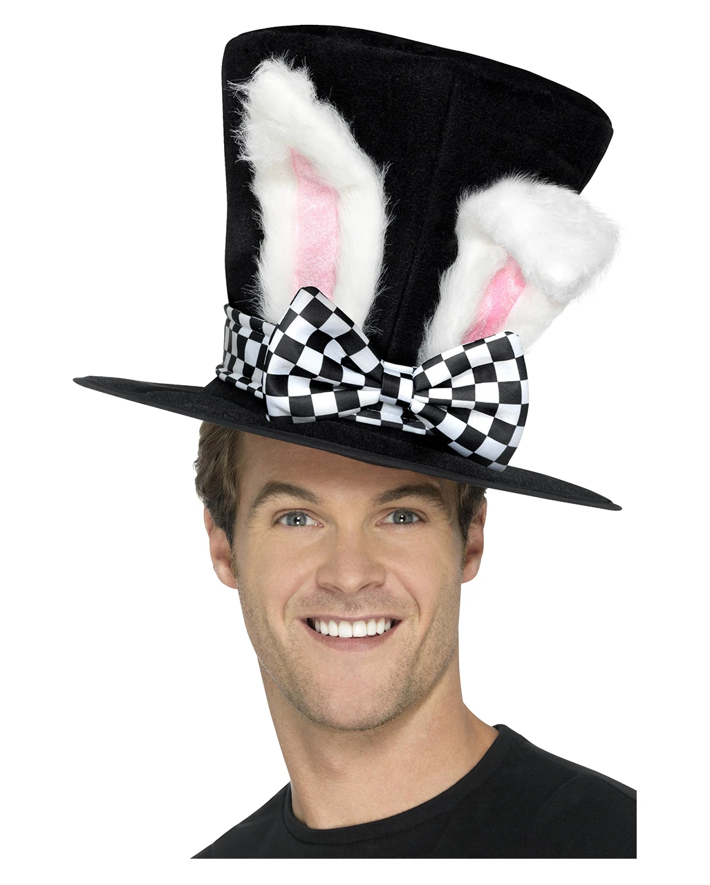 Alice Im Wunderland Zylinder Mit Kaninchen-Ohren 4 Alice Im Wunderland Zylinder Mit Kaninchen-Ohren – Bild 2