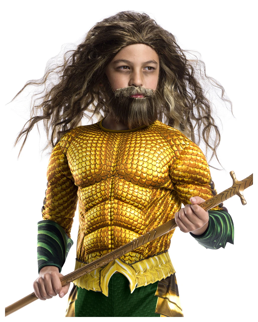 Aquaman Muskel Kinderkostüm Deluxe 4 Aquaman Muskel Kinderkostüm Deluxe – Bild 2
