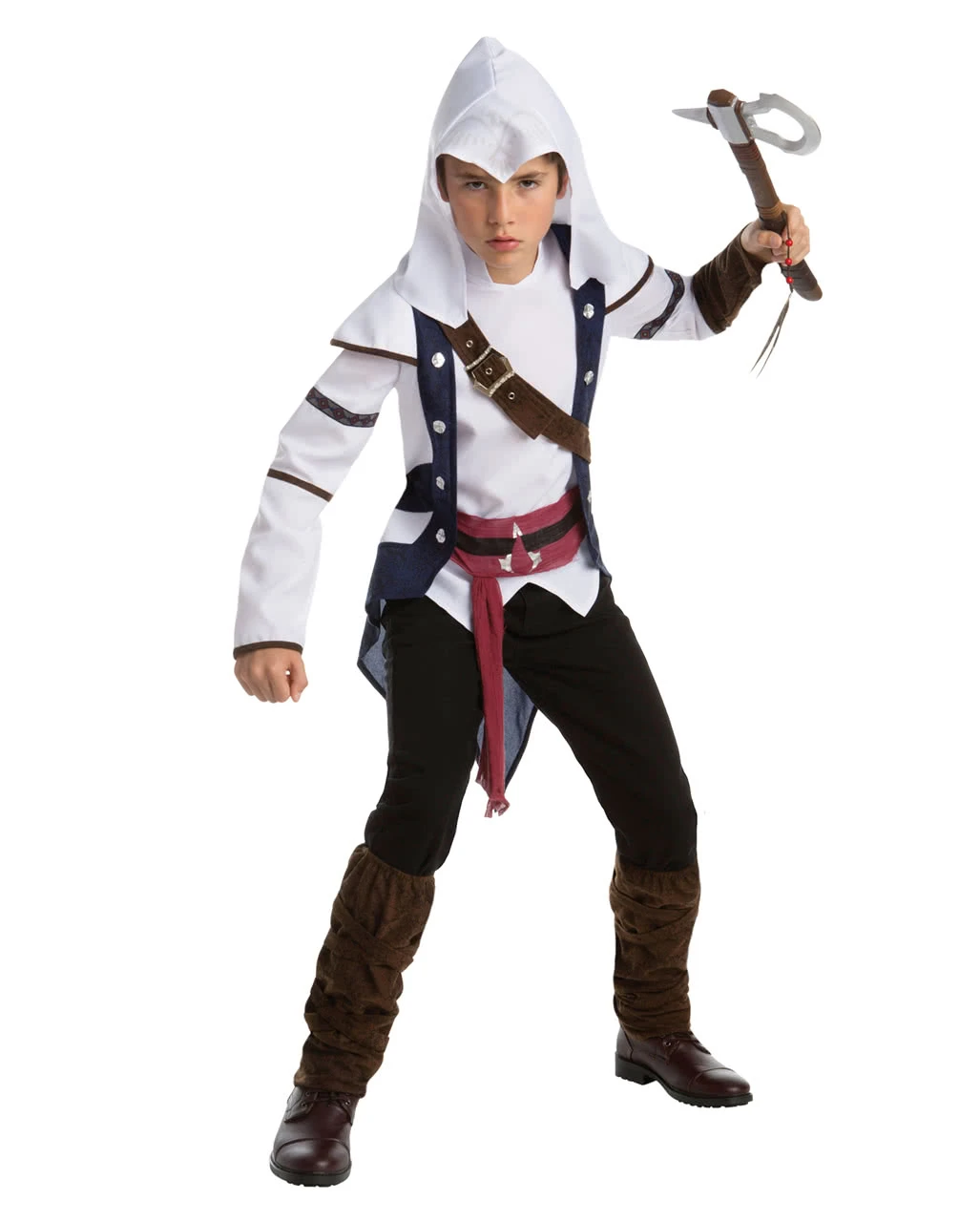 Assassins Creed Connor Teen Kostüm 3 Assassins Creed Connor Teen Kostüm