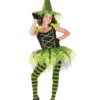 Ballerina Hexe Kinderkostüm Schwarz-grün