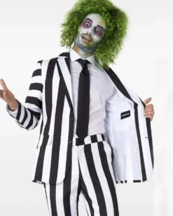 Beetlejuice Anzug - Suitmeister -Halo Verkäufe beetlejuice anzug suitmeister opposuits anzug beetlejuice kostuem anzug beetlejuice verkleidung gestreifter anzug 54381 2