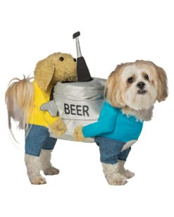 Bierfass Hundekostüm