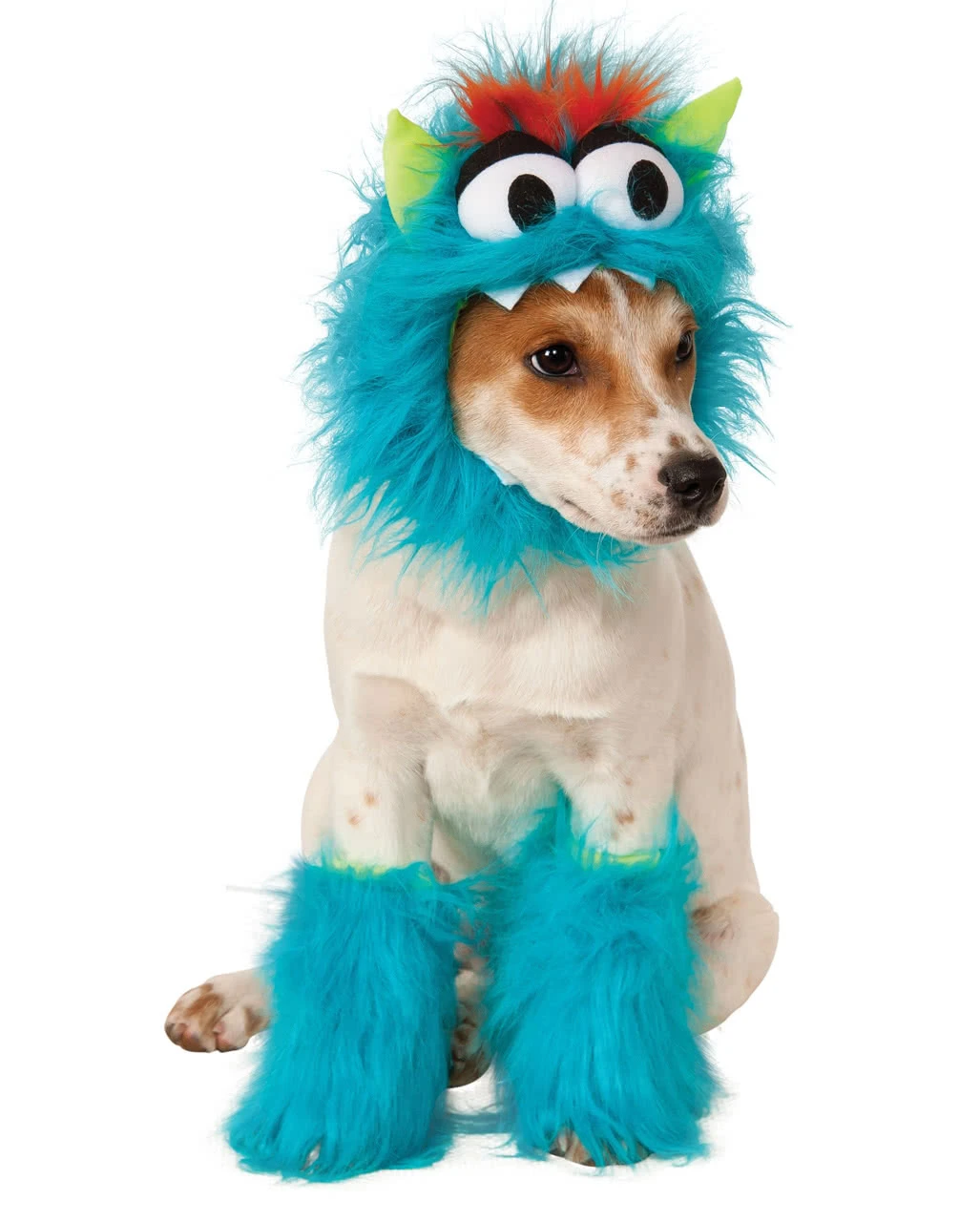 Plüsch Monster Hundekostüm Blau 3 Plüsch Monster Hundekostüm Blau