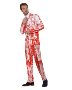 Blutiger Anzug Mit Krawatte -Halo Verkäufe blutiger anzug mit krawatte kostuemanzug mit blutspritzer fuer halloween blood drip suit 35779 3