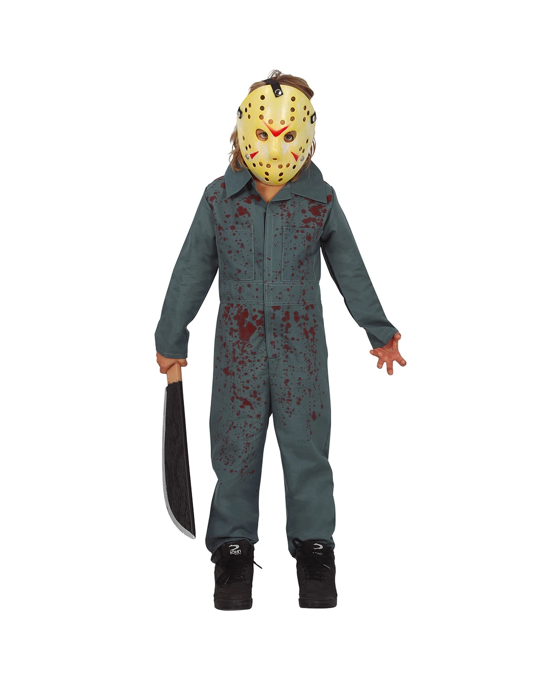 Blutiges Killer Psycho Kinderkostüm Mit Maske 3 Blutiges Killer Psycho Kinderkostüm Mit Maske