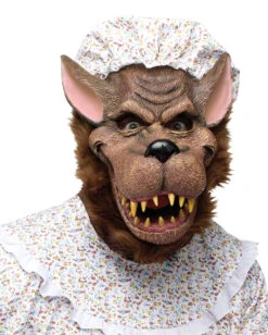 Böser Wolf Im Oma Kostüm -Halo Verkäufe boeser wolf maerchenkostuem werwolf tierkostuem rotkaeppchen kostuem mit wolfskostuem 19959 02