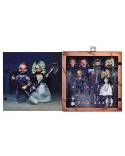 Bride Of Chucky Ultimate Chucky & Tiffany 10cm -Halo Verkäufe bride of chucky ultimate chucky and tiffany action figur chucky die moerderpuppe sammler figur 53137 5