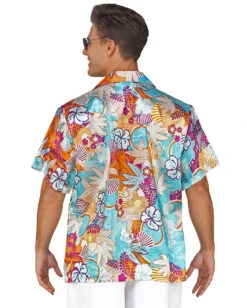 Hawaii Hemd Aus Satin 8 Hawaii Hemd Aus Satin -Halo Verkäufe buntes hawaiihemd aus satin tropical hawaii shirt with flowers beachparty kostuem 36843 03 2