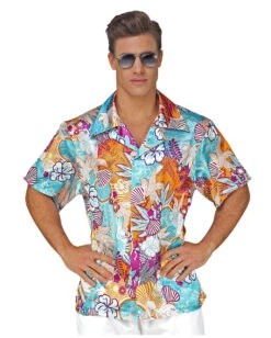 Hawaii Hemd Aus Satin 9 Hawaii Hemd Aus Satin -Halo Verkäufe buntes hawaiihemd aus satin tropical hawaii shirt with flowers beachparty kostuem 36843 04 2