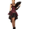 Burlesque Kostümkleid Bordeaux 2 Burlesque Kostümkleid Bordeaux -Halo Verkäufe burlesque kostuemkleid bordeaux sexy saloon girl taenzerin verkleidung fasching karneval 20s kostuem 36448