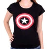 Captain America Damen T-Shirt The Shield 1 Captain America Damen T-Shirt The Shield -Halo Verkäufe captain america girlie shirt captain america shild t shirt fan shirts von avengers 23473
