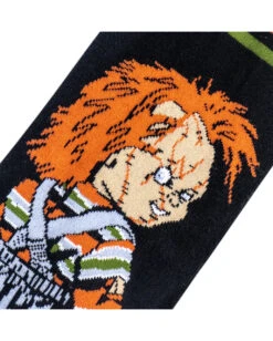 Chucky Die Mörderpuppe Damen Socken -Halo Verkäufe chucky die moerderpuppe damen socken childs play chucky woman socks geschenkidee horror fan 52358 4
