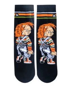 Chucky Die Mörderpuppe Damen Socken -Halo Verkäufe chucky die moerderpuppe damen socken childs play chucky woman socks geschenkidee horror fan 52358 5