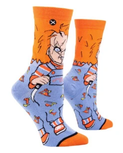 Chucky Die Mörderpuppe Good Guys Damen Socken -Halo Verkäufe chucky die moerderpuppe good guys damen socken childs play chucky good guy woman socks geschenk horror fan 52362 3