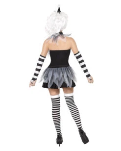 Circus Sinister Pierrot Damen Kostüm 7 Circus Sinister Pierrot Damen Kostüm -Halo Verkäufe circus sinister pierrot damen kostuem finsterer harlekin verkleidung horrorclown halloweenkleid 20994 3