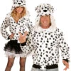 Dalmatiner Kostüm Jacke -Halo Verkäufe dalmatiner kostuem jacke mit kapuze dalmatian costume hoodie tierkostuem 54509 01