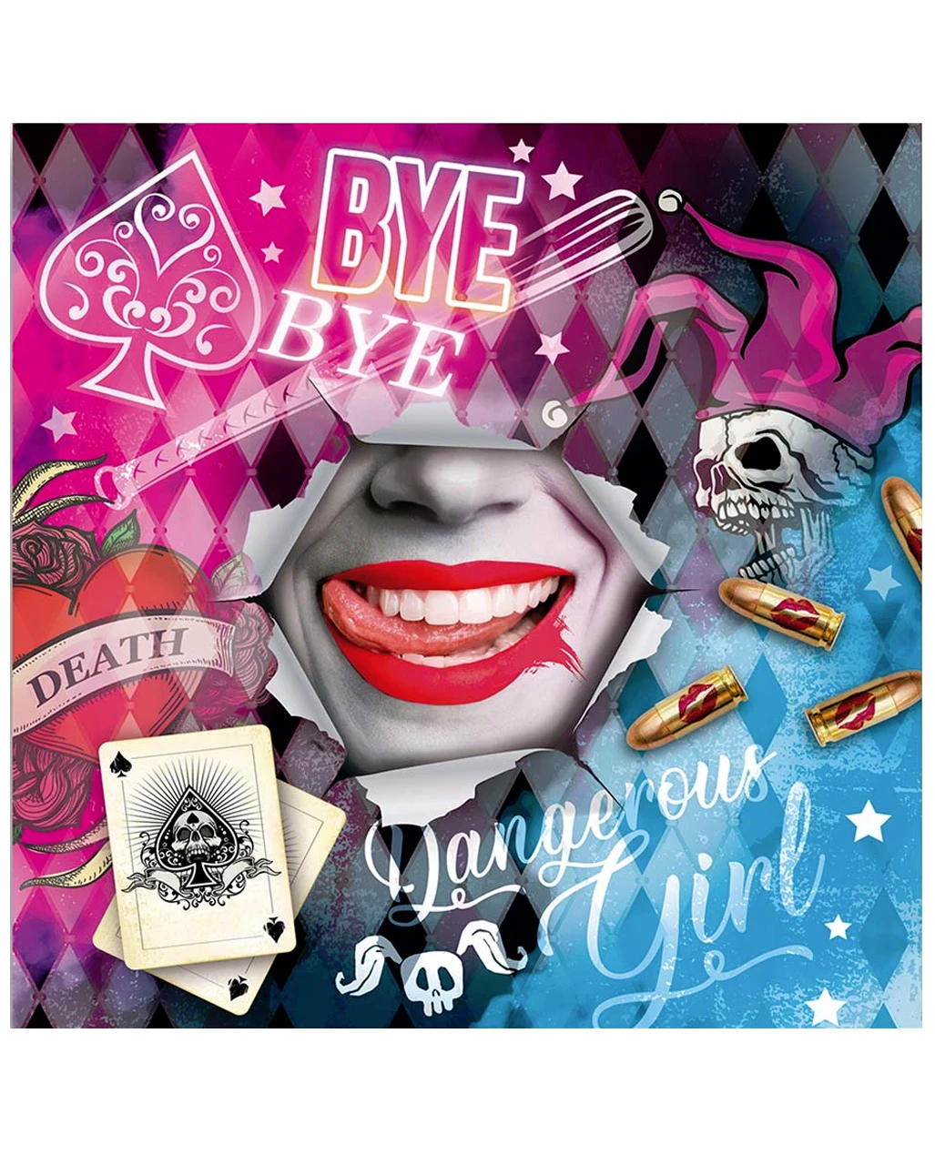 Dangerous Girl Superheldin Servietten 12 St. 3 Dangerous Girl Superheldin Servietten 12 St.