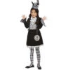 Dark Mad Hatter Kinderkostüm 2 Dark Mad Hatter Kinderkostüm -Halo Verkäufe dark mad hatter kinderkostuem in schwarz weiss black and white mad hatter children costume 39587 1