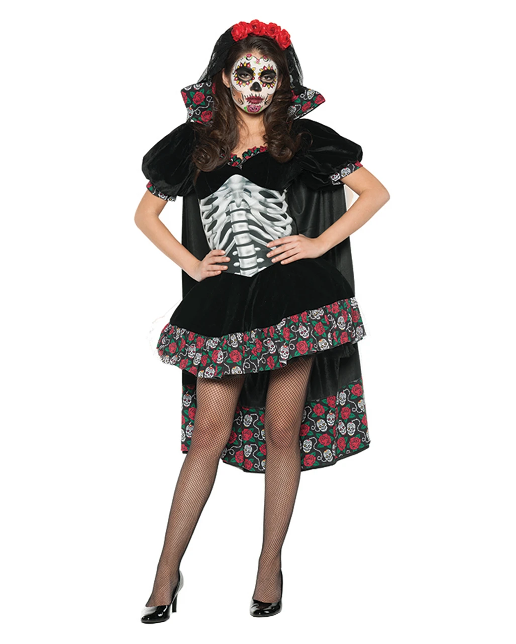 Day Of The Dead Senorita Kostüm 3 Day Of The Dead Senorita Kostüm