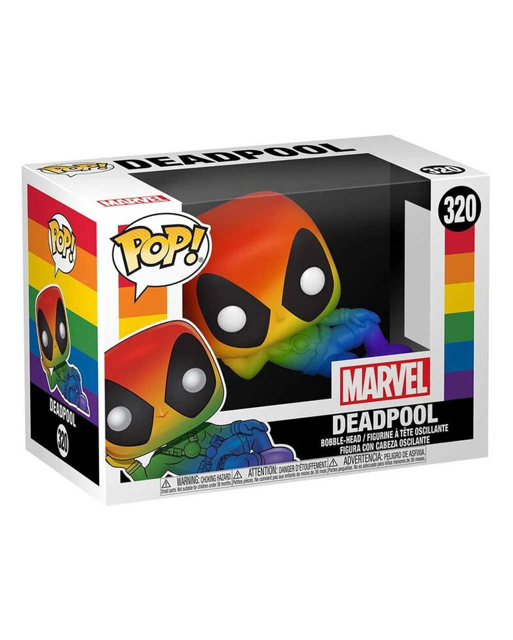 Deadpool Pride Collection Funko POP! Figur 3 Deadpool Pride Collection Funko POP! Figur