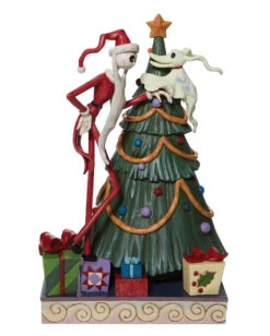 Decking The Halls - Santa Jack & Zero Figur 25cm