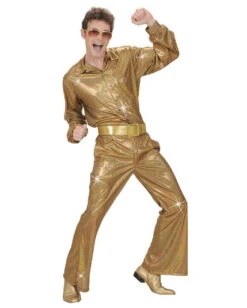 80er Jahre Disco-Hemd Gold 8 80er Jahre Disco-Hemd Gold -Halo Verkäufe discohemd goldglitzernd schlagermove kostuem mottoparty kostuemzubehoer bild3 25597