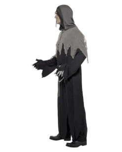 Gruselige Grim Reaper Robe -Halo Verkäufe fetzen zombie kostuem gevatter tod verkleidung halloween reaper kostuem 21034 3