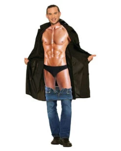 Flitzer Exhibitionist Kostüm -Halo Verkäufe flitzer exhibitionist kostuem flasher costume sexy maennerkostuem 37076 02 3