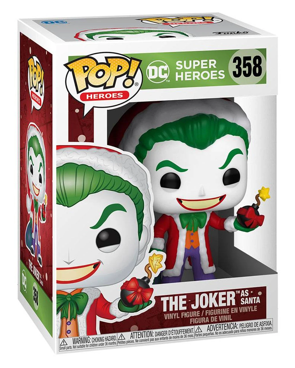 Funko Pop Heroes DC Holiday The Joker As Santa 3 Funko Pop Heroes DC Holiday The Joker As Santa