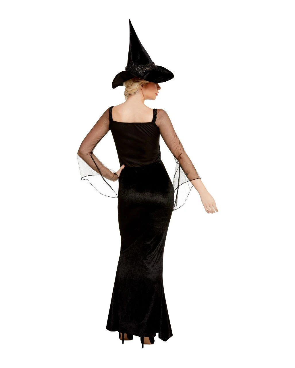 Glamorous Witch Hexenkostüm Schwarz Für Damen 5 Glamorous Witch Hexenkostüm Schwarz Für Damen – Bild 3