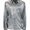 Glitzer Discohemd Silber 2 Glitzer Discohemd Silber -Halo Verkäufe glitzer discohemd silber silber glitzerndes discohemd pailettenhemd 70er jahre hemd bild1 25595