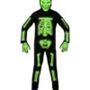 Glow In The Dark Neon Skelett 3D Kinderkostüm -Halo Verkäufe glow in the dark neon skelett 3d kinderkostuem uv neon gid skeleton child costume halloween kinderkostuem 52055 01