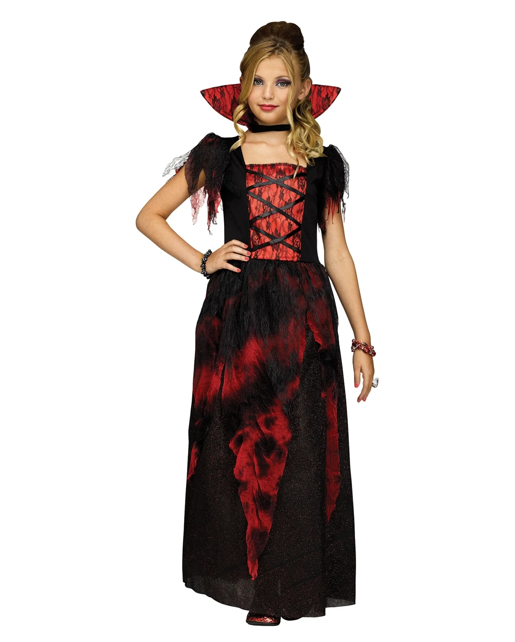 Vampir Baronin Kinderkostüm 3 Vampir Baronin Kinderkostüm