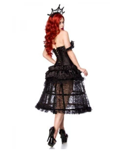 Gothic Queen Damenkostüm Mit Reifrock 8 Gothic Queen Damenkostüm Mit Reifrock -Halo Verkäufe gothic queen damenkostuem mit reifrock gothic queen ladies costume with hop skirt 54413 02