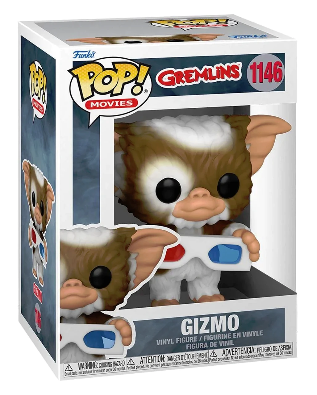 Gremlins Gizmo Mit 3D Brille - Funko POP! Figur 4 Gremlins Gizmo Mit 3D Brille - Funko POP! Figur – Bild 2