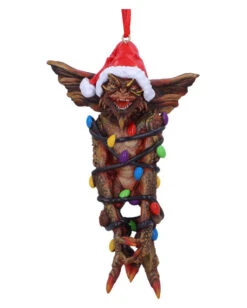 Gremlins Stripe In Lichterkette Weihnachtskugel