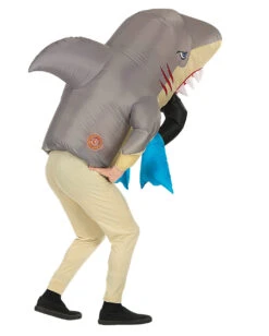 Hai-Alarm Aufblaskostüm -Halo Verkäufe hai alarm aufblaskostuem hai attacke aufblaskostuem hai attack blow up costume 39700 02