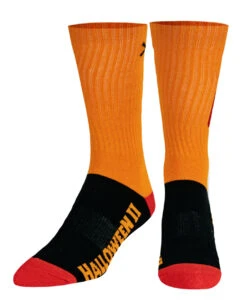Halloween II Michael Myers Patch Socken -Halo Verkäufe halloween 2 michael myers patch socken horror socks horrorfilm socken geschenkartikel horror fan 52338 3