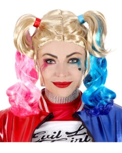 Crazy Harlequin Perücke