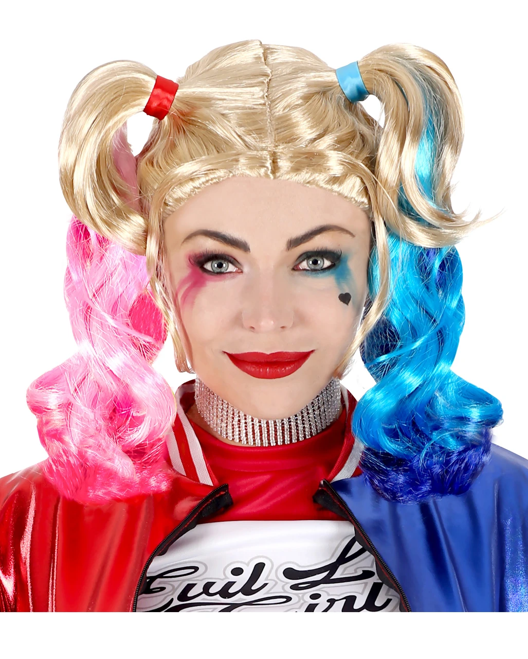 Crazy Harlequin Perücke 3 Crazy Harlequin Perücke