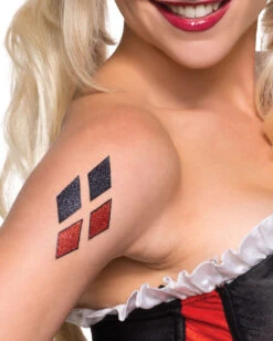 Harley Quinn Glitter Tattoo -Halo Verkäufe harley quinn glitter tattoo harley quinn kostuemzubehoer bild2 27621