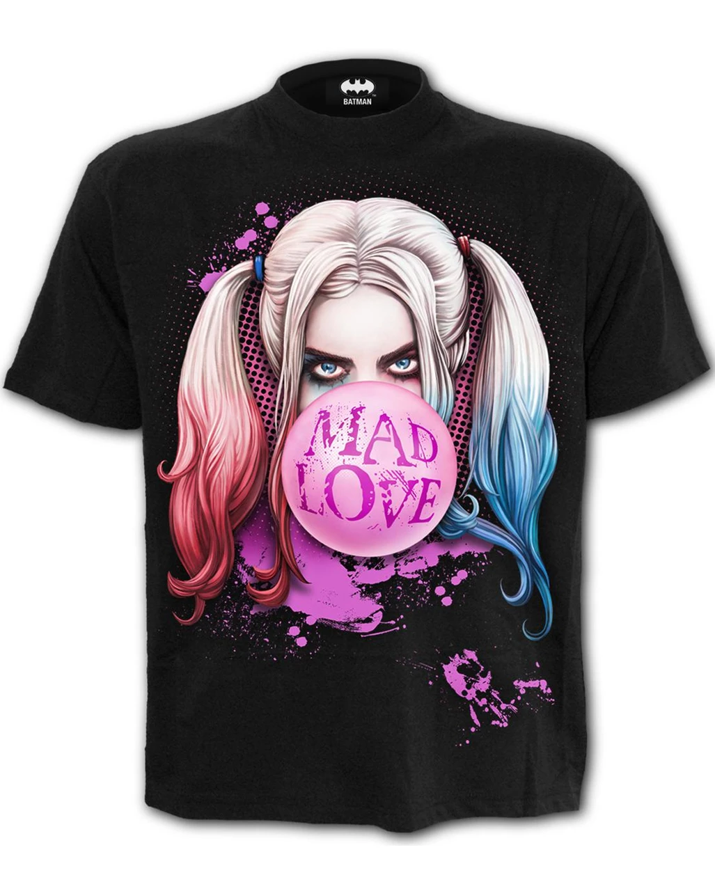 Harley Quinn Mad Love T-Shirt Black 3 Harley Quinn Mad Love T-Shirt Black