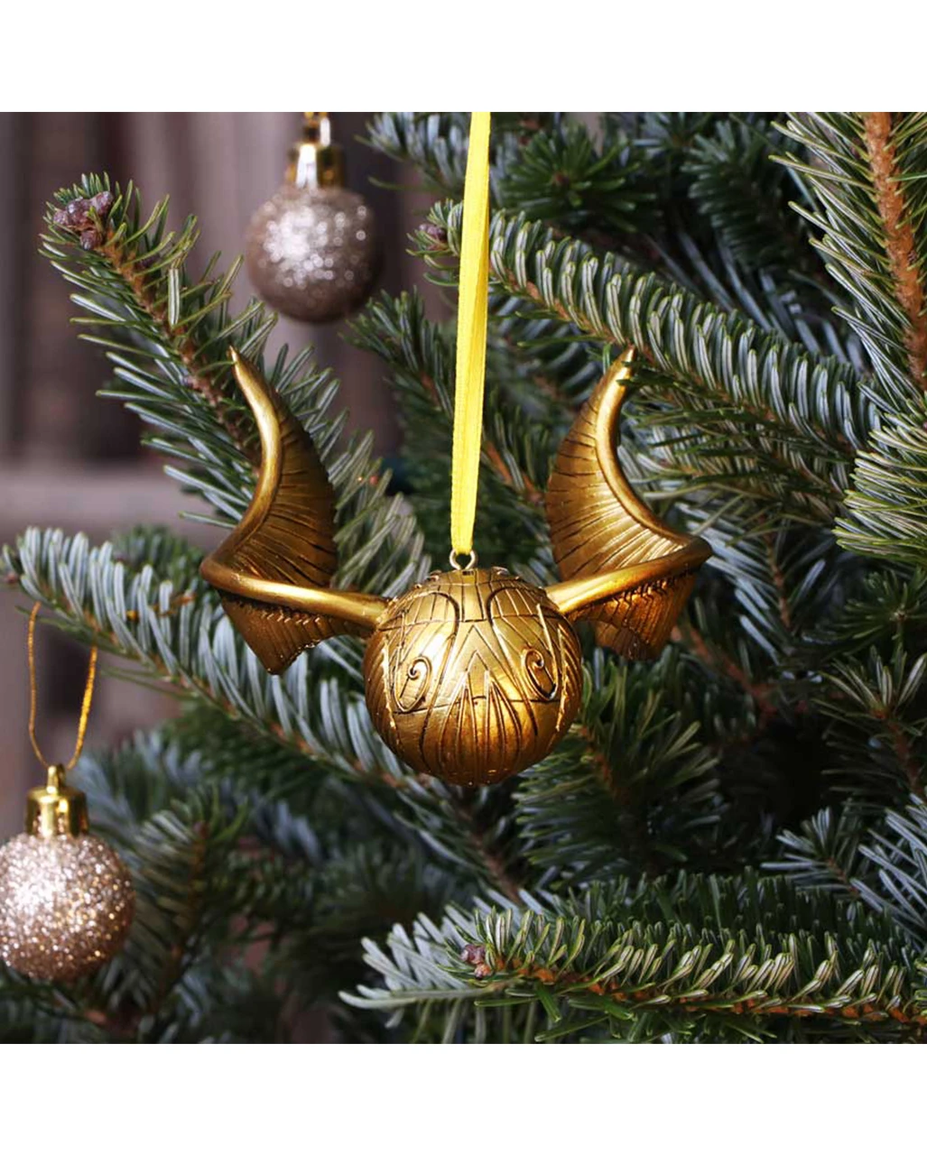 Harry Potter Golden Snitch Weihnachtskugel 9 Harry Potter Golden Snitch Weihnachtskugel – Bild 7