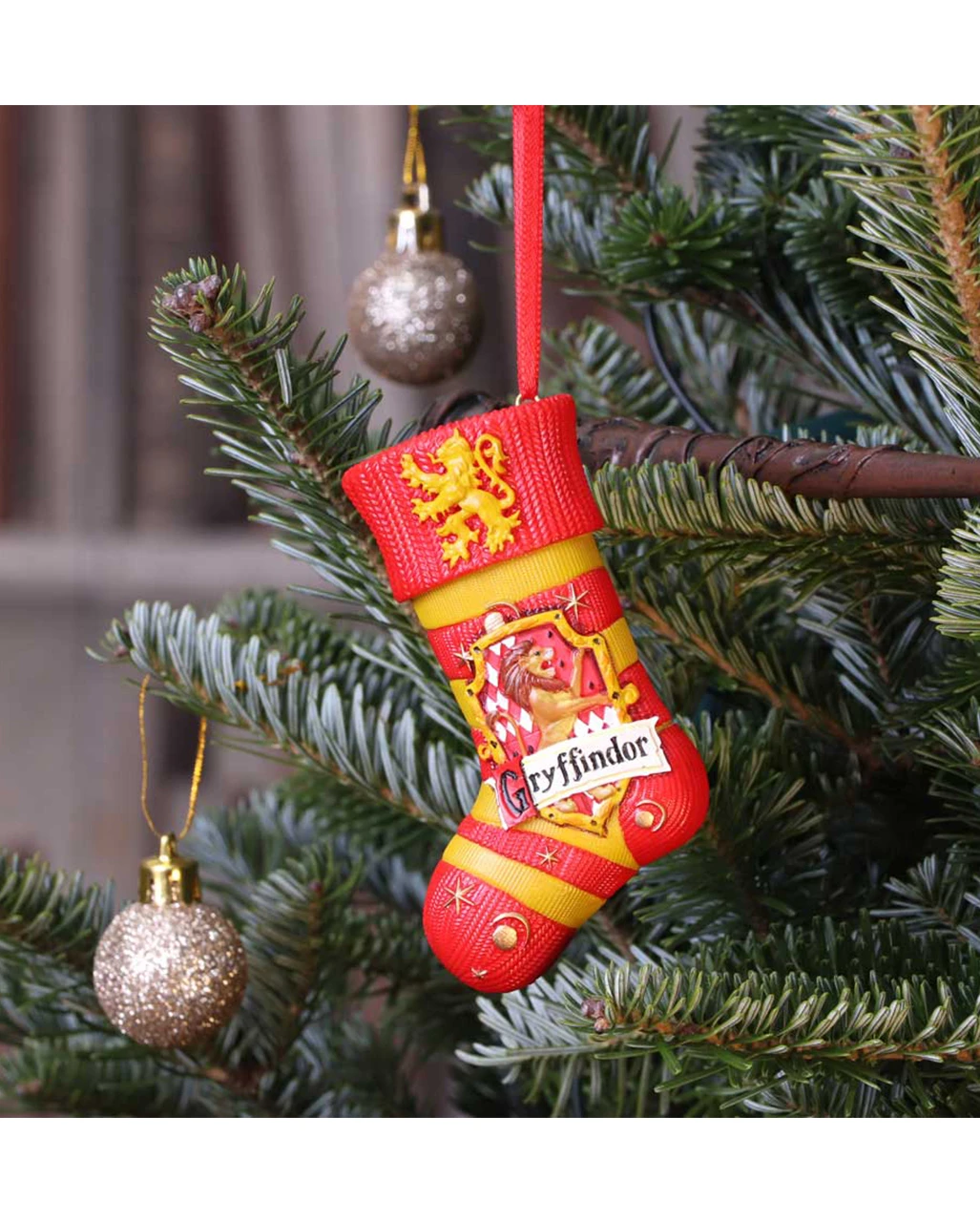 Harry Potter Gryffindor Socke Weihnachtskugel 9 Harry Potter Gryffindor Socke Weihnachtskugel – Bild 7