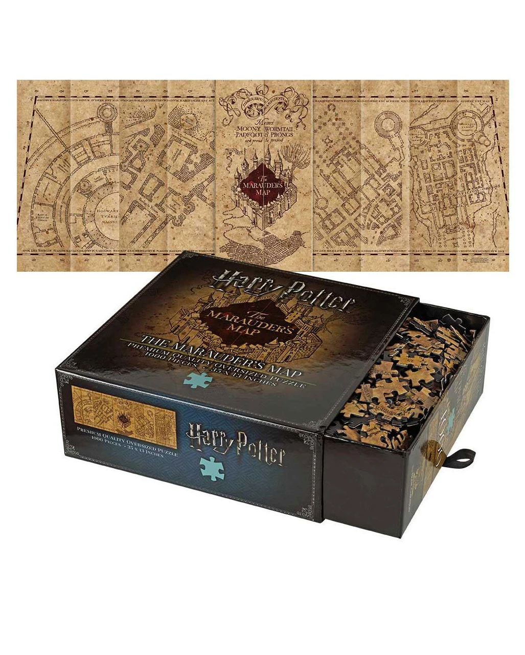 Harry Potter Karte Des Rumtreibers Puzzle 1000 Teile 3 Harry Potter Karte Des Rumtreibers Puzzle 1000 Teile
